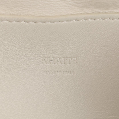Khaite Pebbled Sport Calfskin Studded Elena Nougat 6 of 9