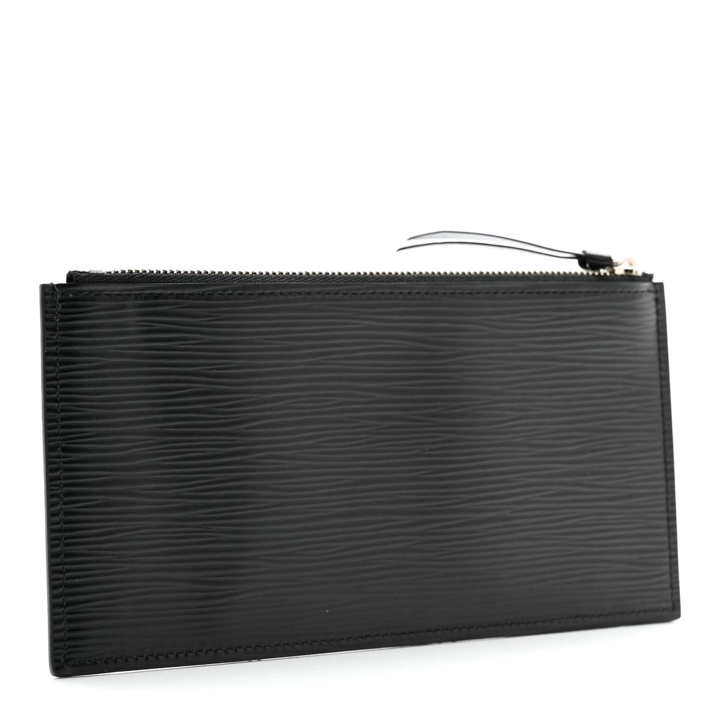 Epi Felicie Chain Wallet Zippered Insert Black