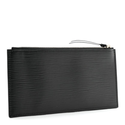 Louis Vuitton Epi Felicie Chain Wallet Zippered Insert Black 3 of 6