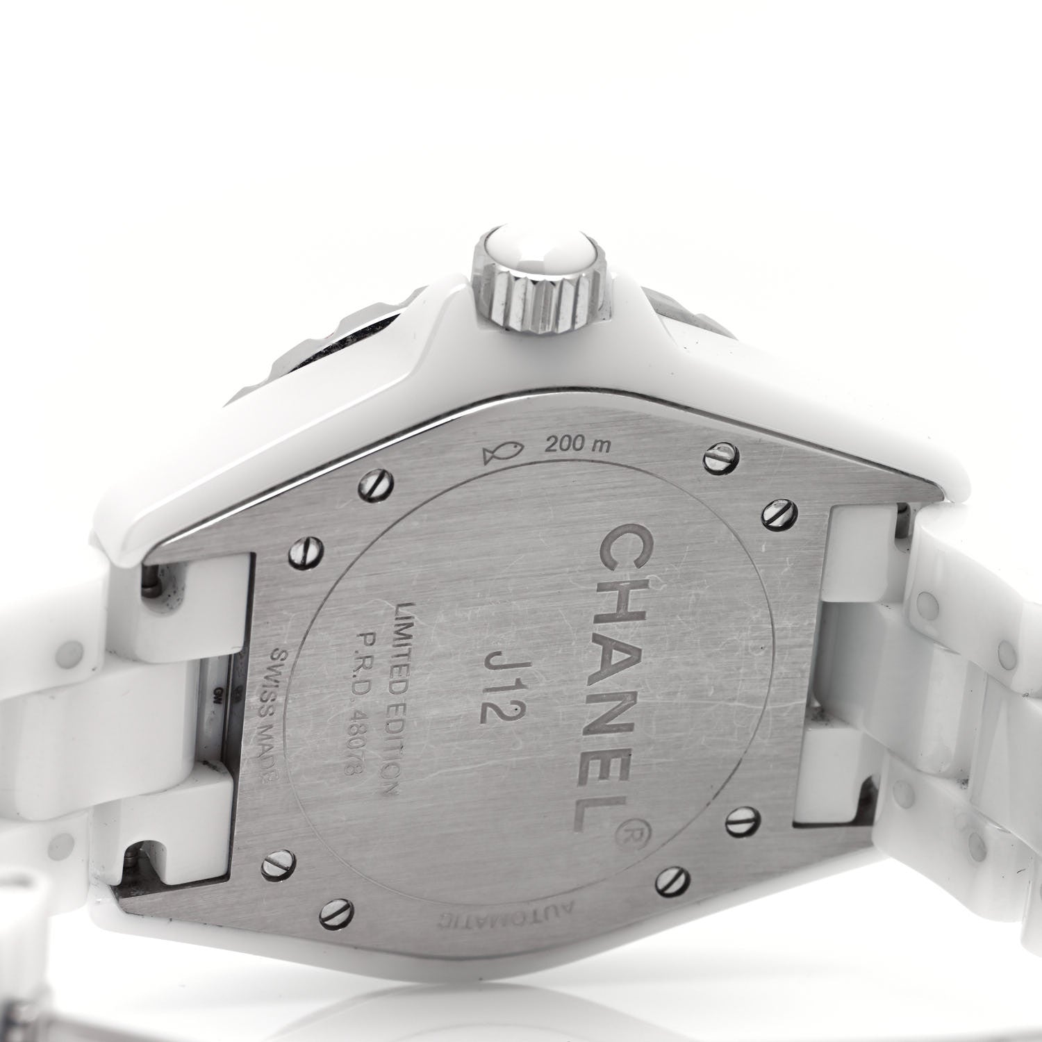 Chanel Stainless Steel Ceramic 38mm J12 Automatic Watch Soft Blue 4 of 5