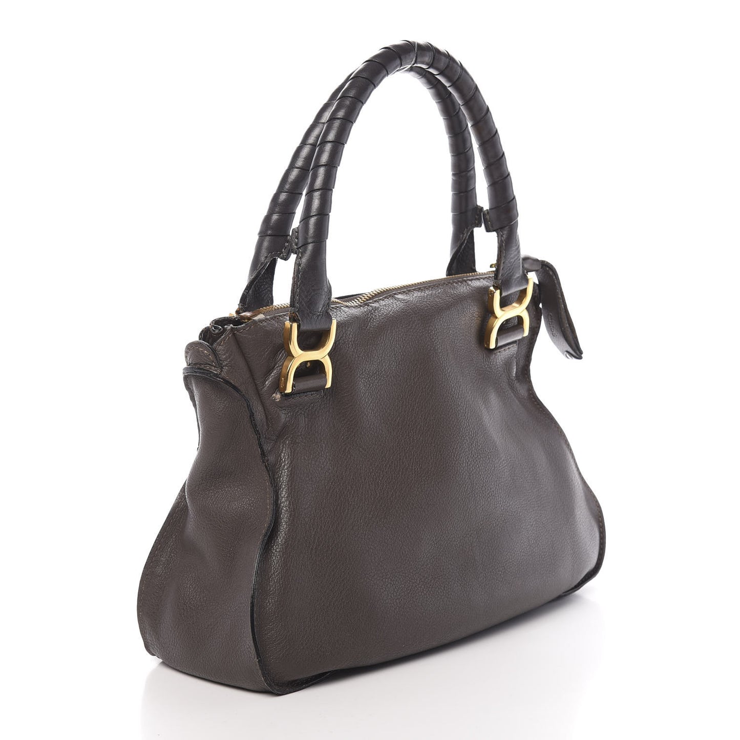 Calfskin Medium Marcie Satchel Ash