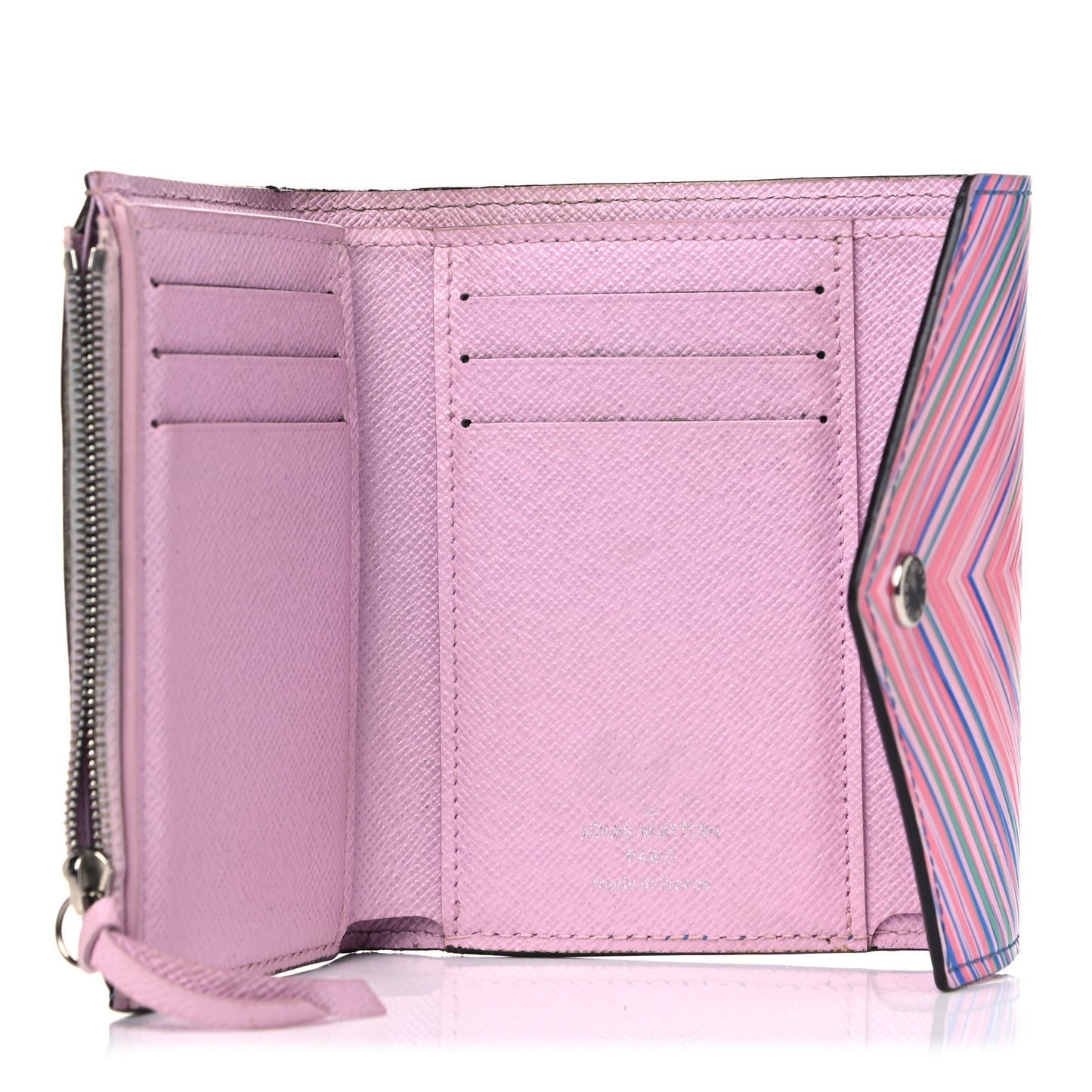 Epi Tropical Victorine Wallet Blue Rose