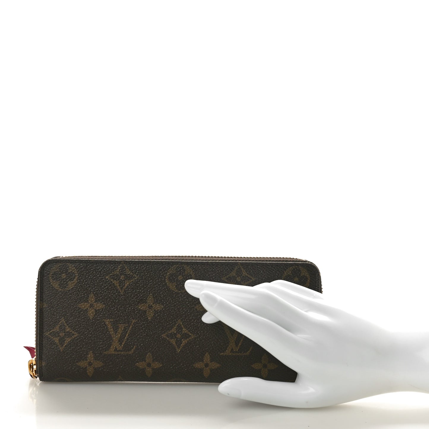 Monogram Clemence Wallet Fuchsia