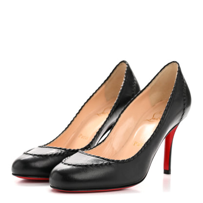 Christian Louboutin Shiny Nappa Marpelissimo 85 Pumps 36 Black 4 of 8