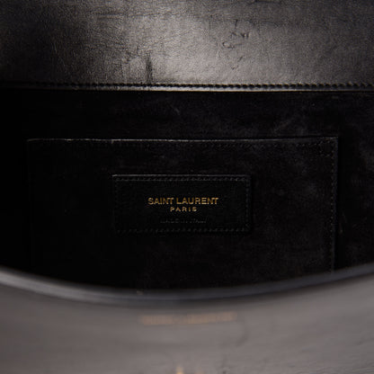 Saint Laurent Calfskin Monogram Small Dylan Shoulder Bag Black 6 of 8