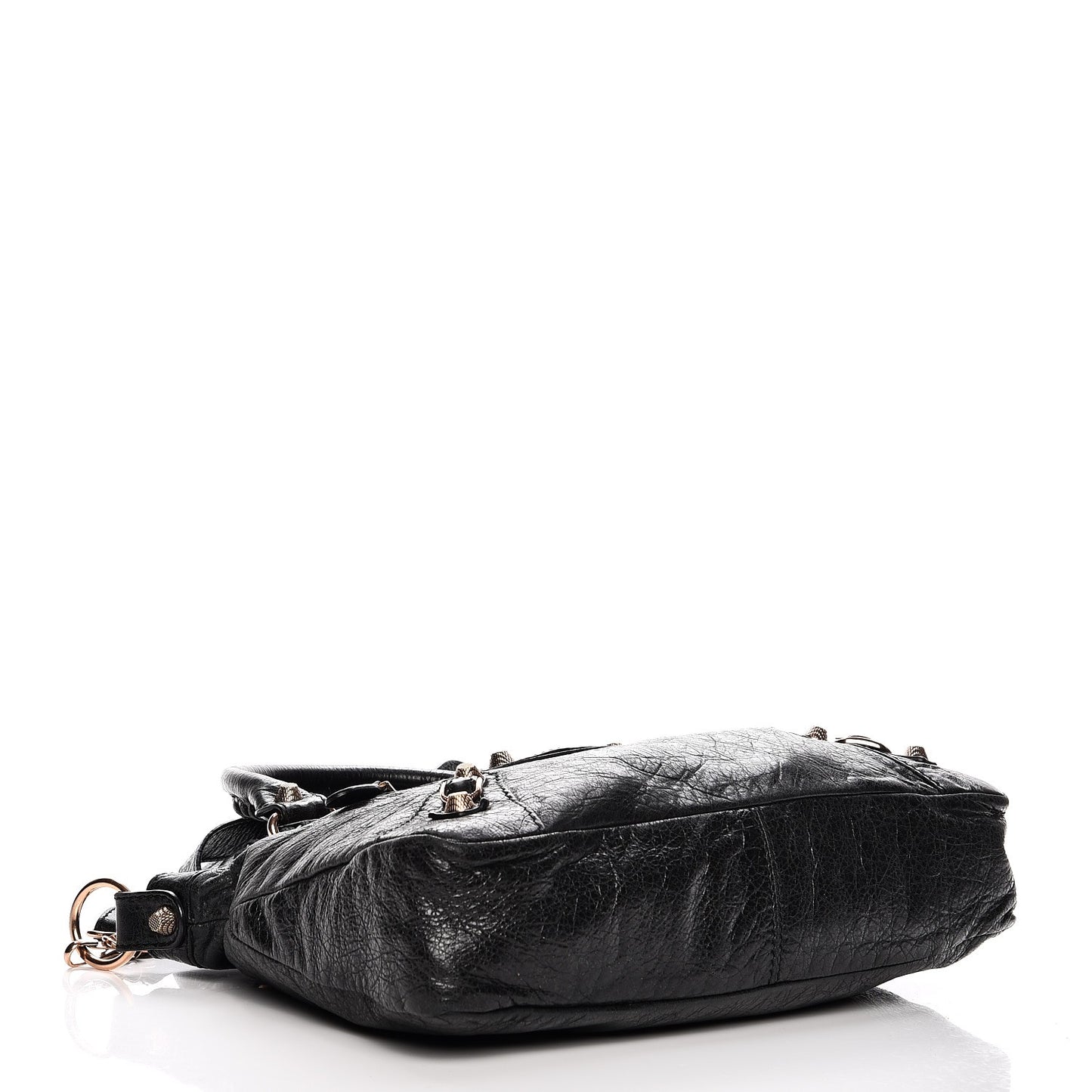 Agneau Giant 12 Rose Gold Hardware Town Black