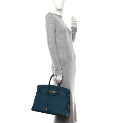 Hermes Togo Birkin 35 Colvert 2 of 12