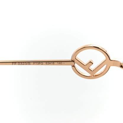 Fendi Metal F is Fendi Sunglasses FF 0323/S Gold 5 of 7