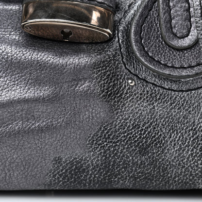 Chloe Metallic Calfskin Medium Paddington Satchel Silver 14 of 22