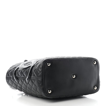 Chanel Calfskin Quilted Large Cambon Tote Black 4 of 9