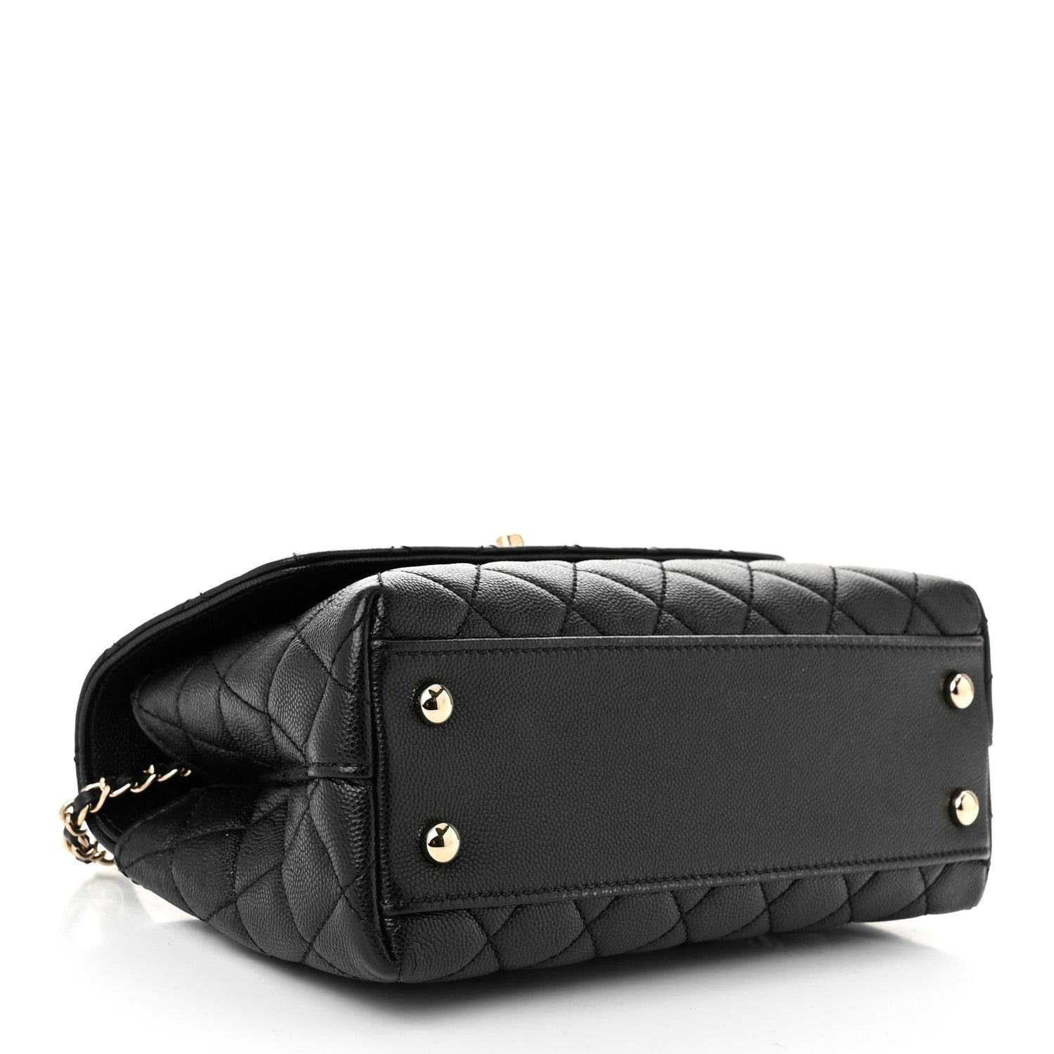 Chanel Caviar Quilted Mini Coco Handle Flap Black 4 of 10
