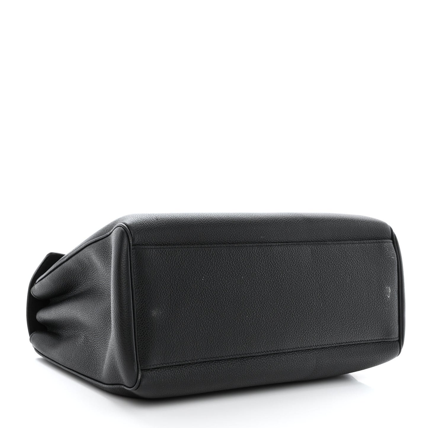 Supple Grained Calfskin Medium Soft 16 Bag Black