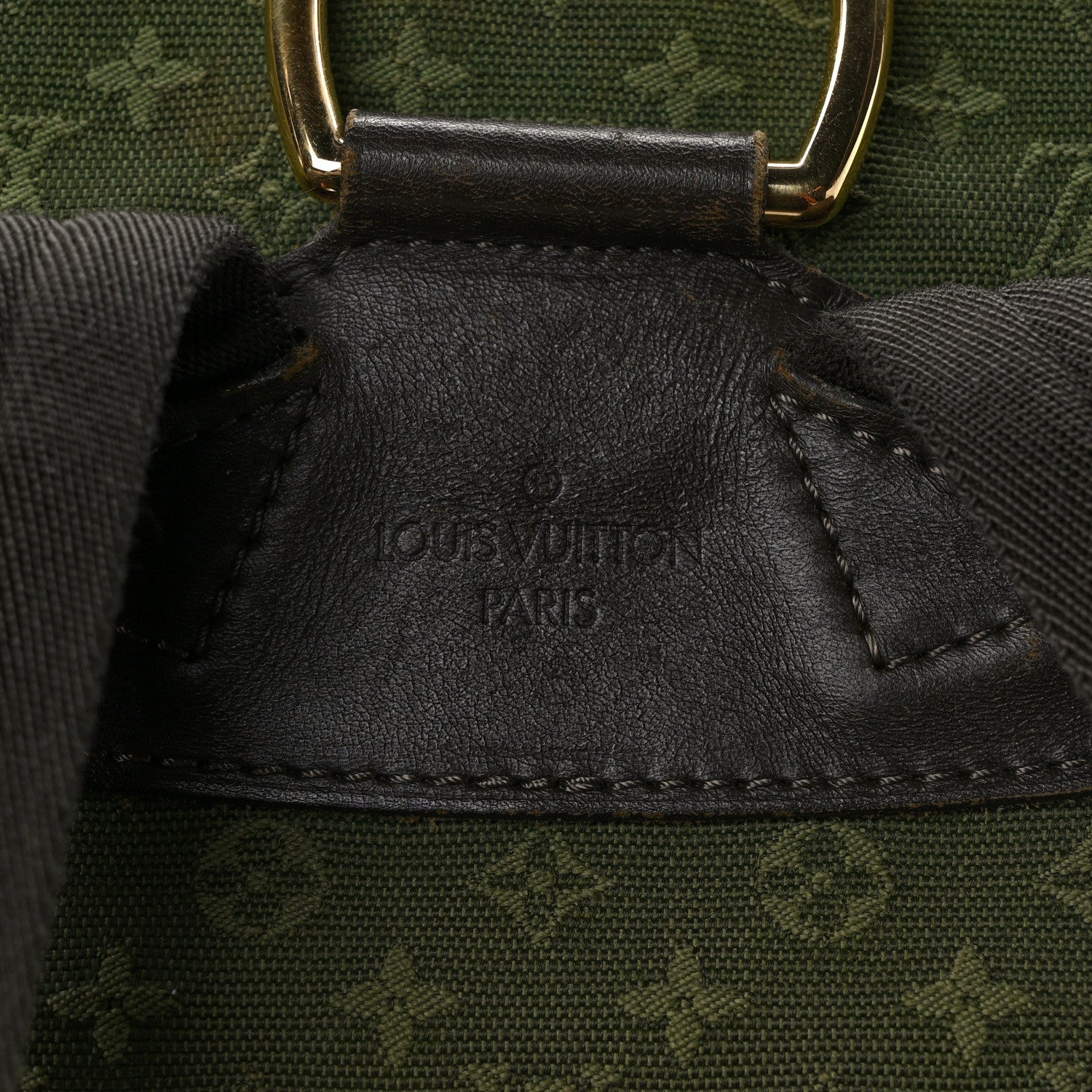 Louis Vuitton Mini Monogram Montsouris GM Backpack Kaki 7 of 14