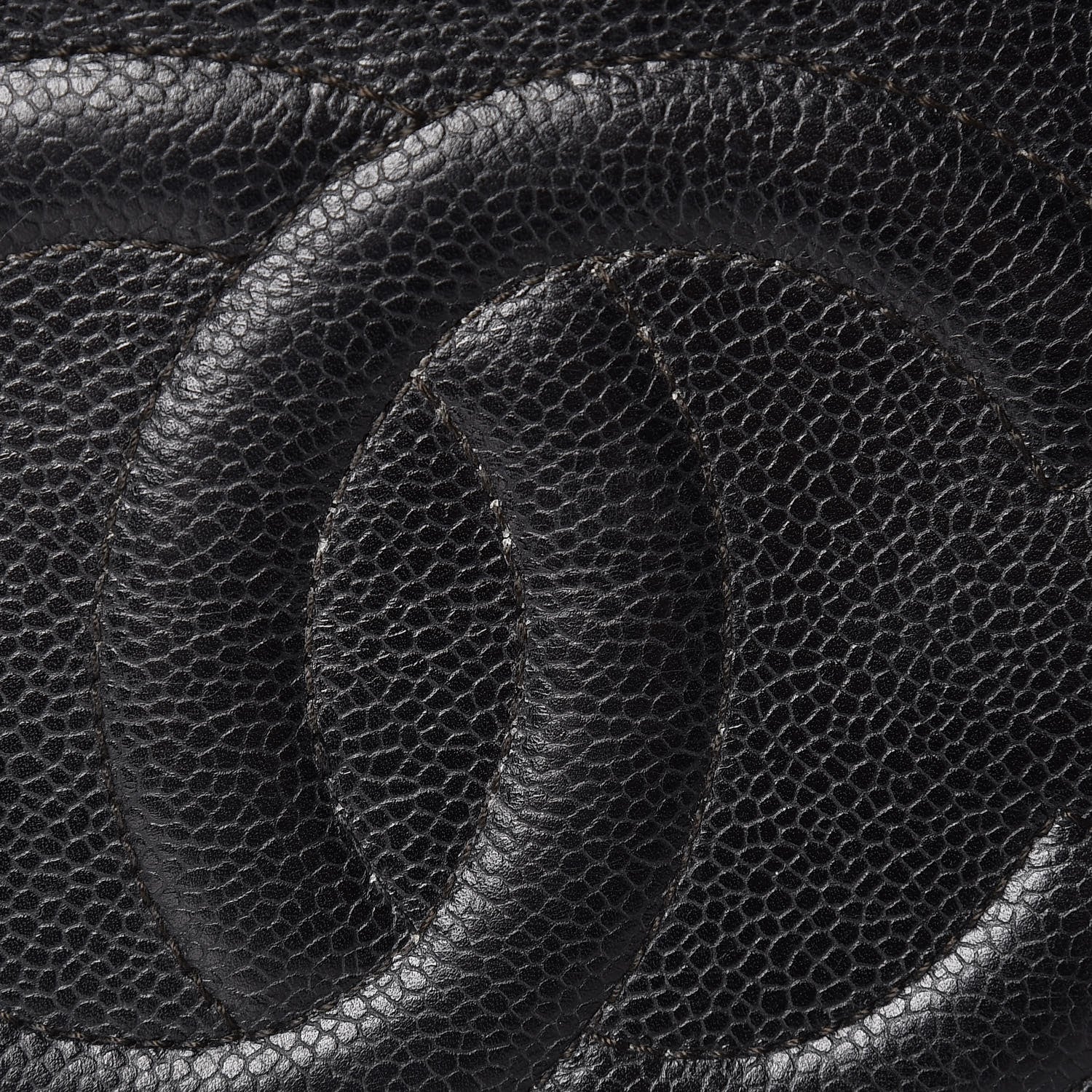 Chanel Caviar CC Shoulder Bag Black 11 of 15