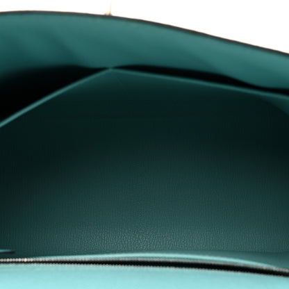 Hermes Epsom Kelly Sellier 28 Bleu Atoll 5 of 11