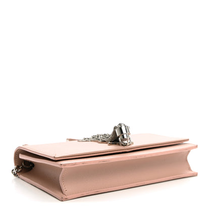 Saint Laurent Grain De Poudre Classic Monogram Kate Tassel Chain Wallet Pale Pink 4 of 10