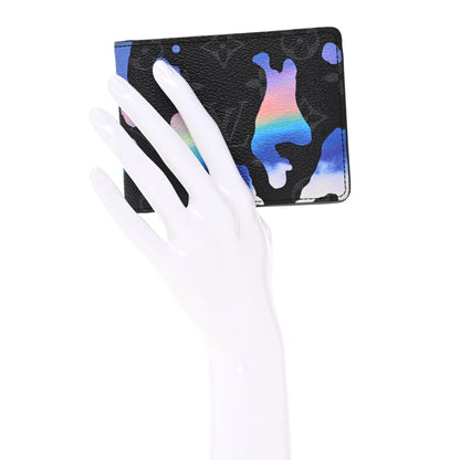 Louis Vuitton Monogram Eclipse Sunrise Multiple Wallet 2 of 9