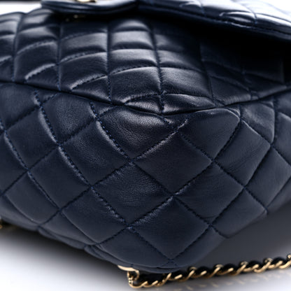 Chanel Lambskin Quilted Large In Seoul Backpack Navy 8 of 12