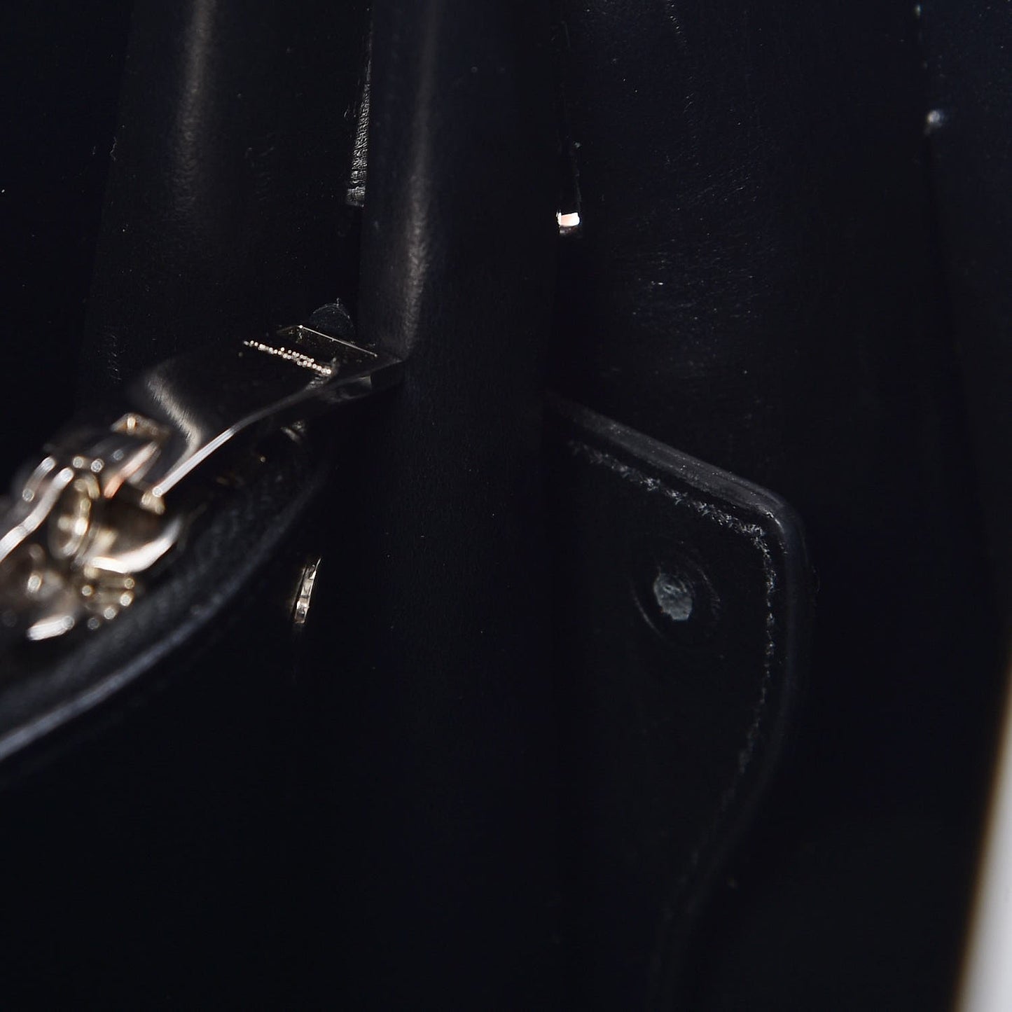 Calfskin Crocodile Embossed Small Sac de Jour Black
