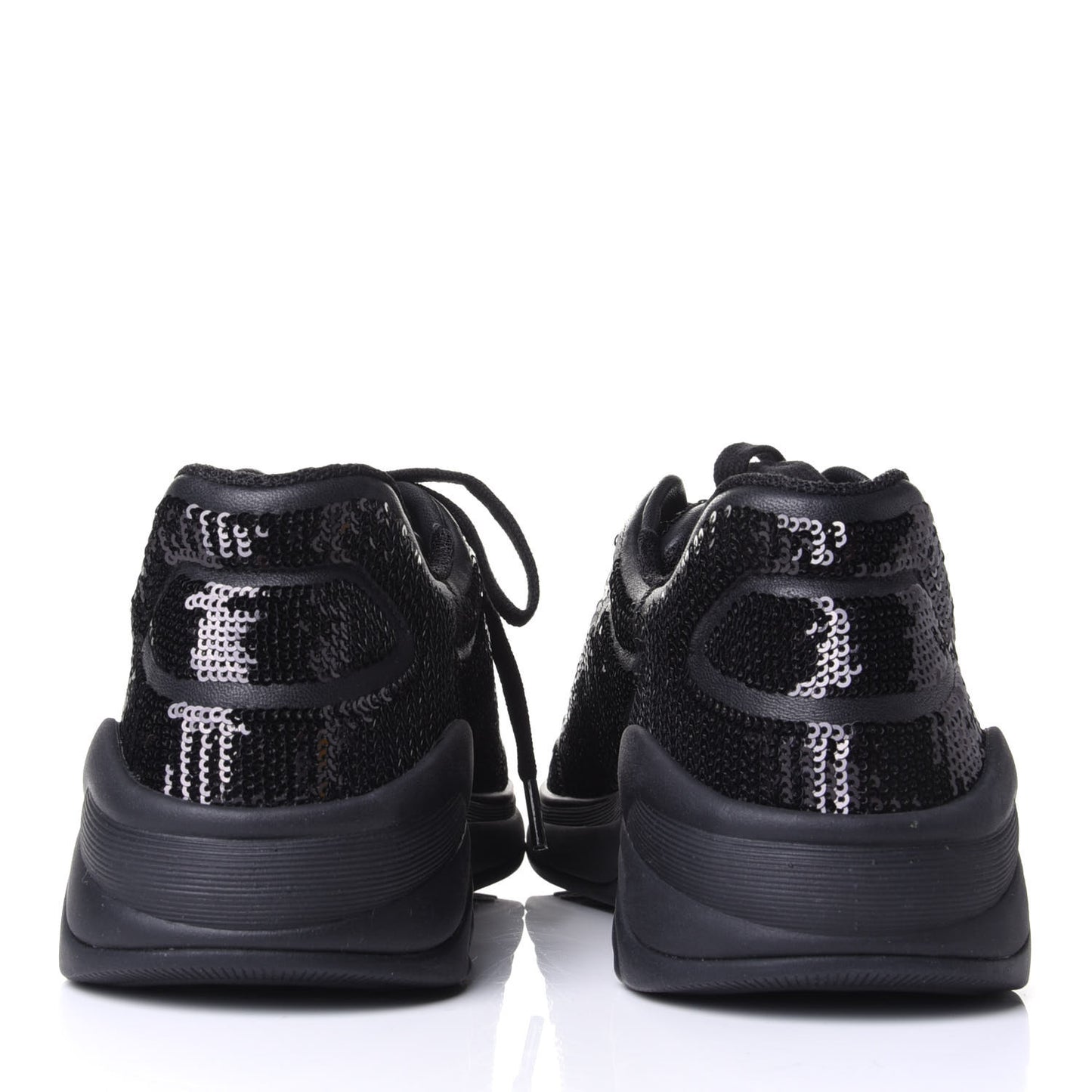 Sequin CC Sneakers 37 Black