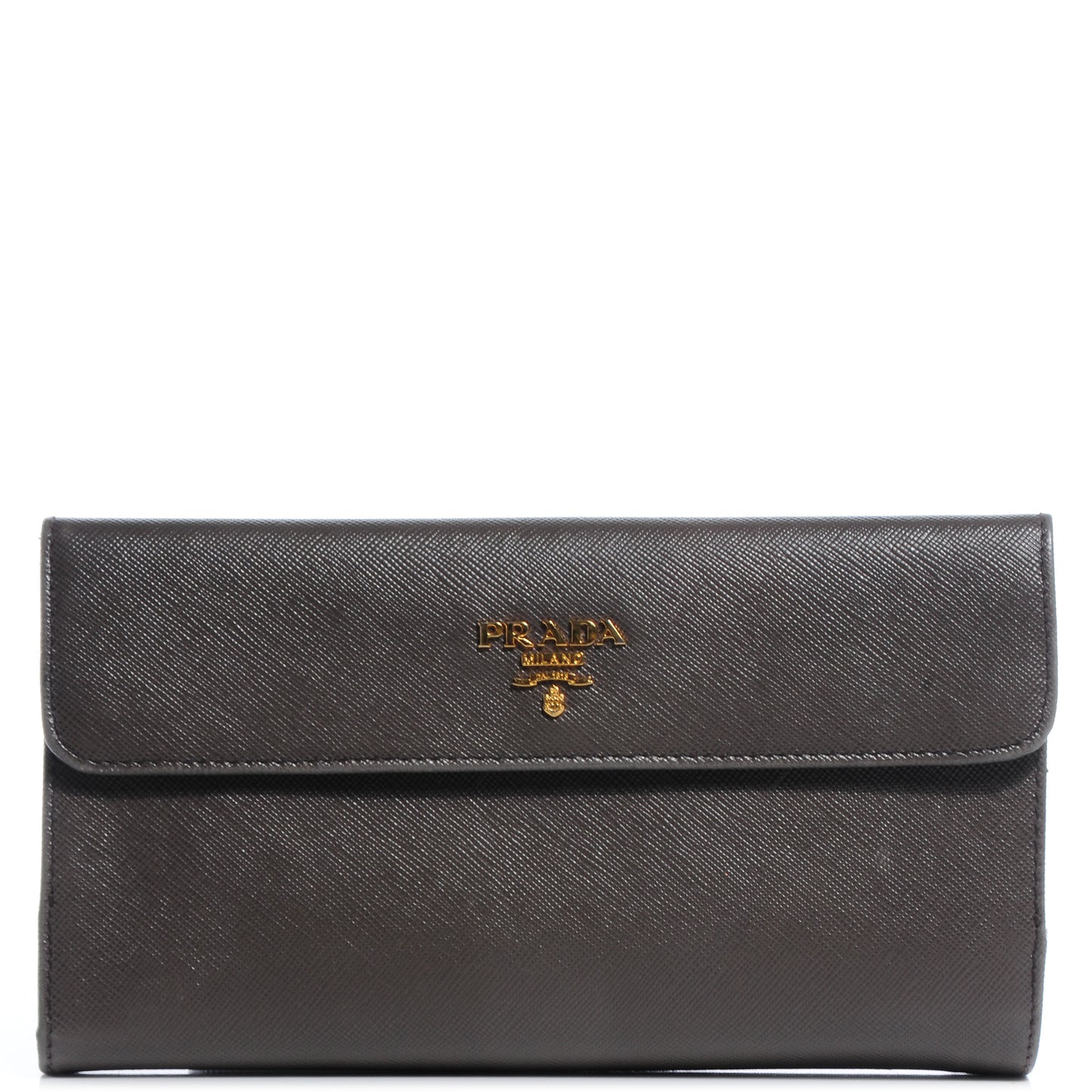 Saffiano Metal Long Wallet Grafite