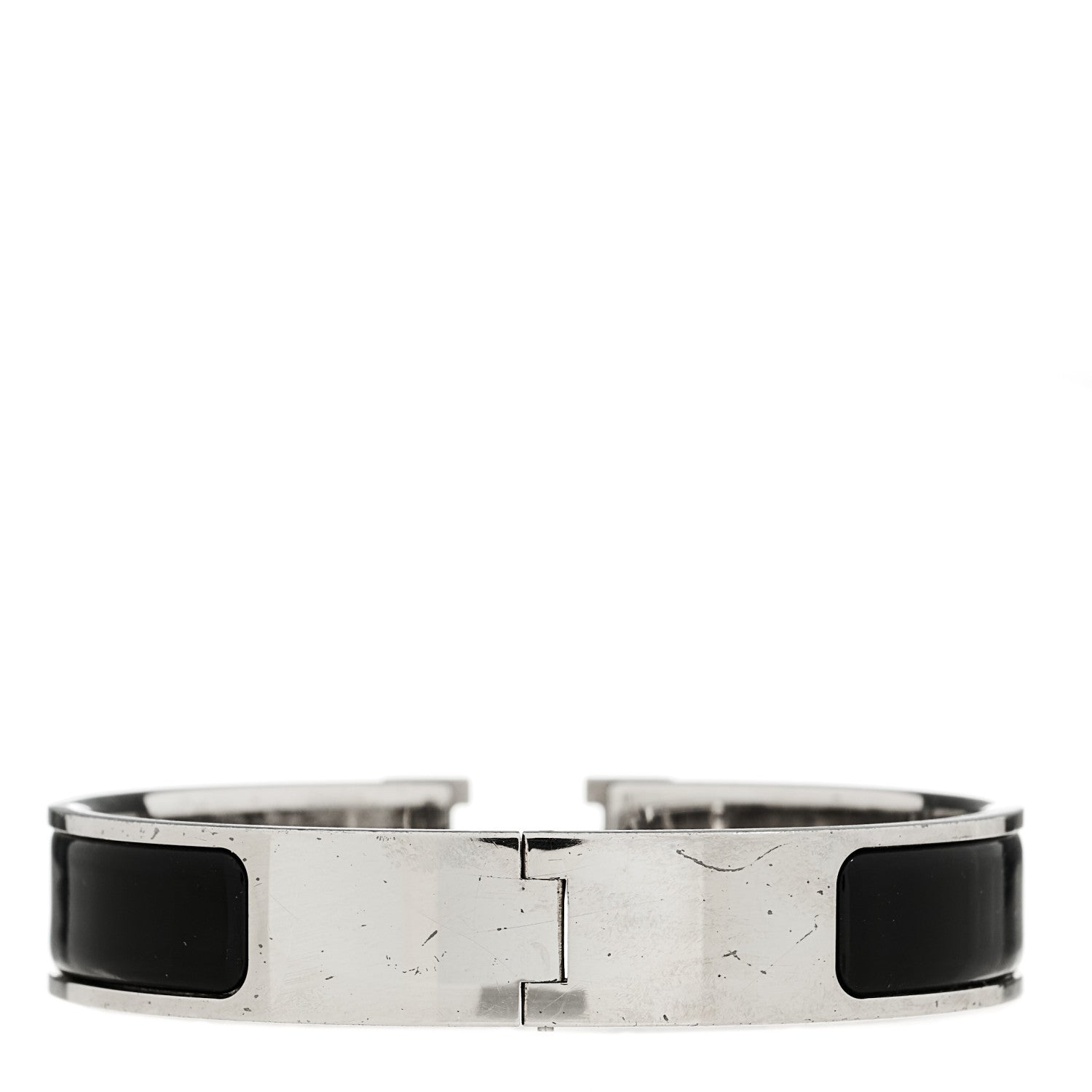 Hermes Enamel Narrow Clic Clac H Bracelet PM Black 3 of 4