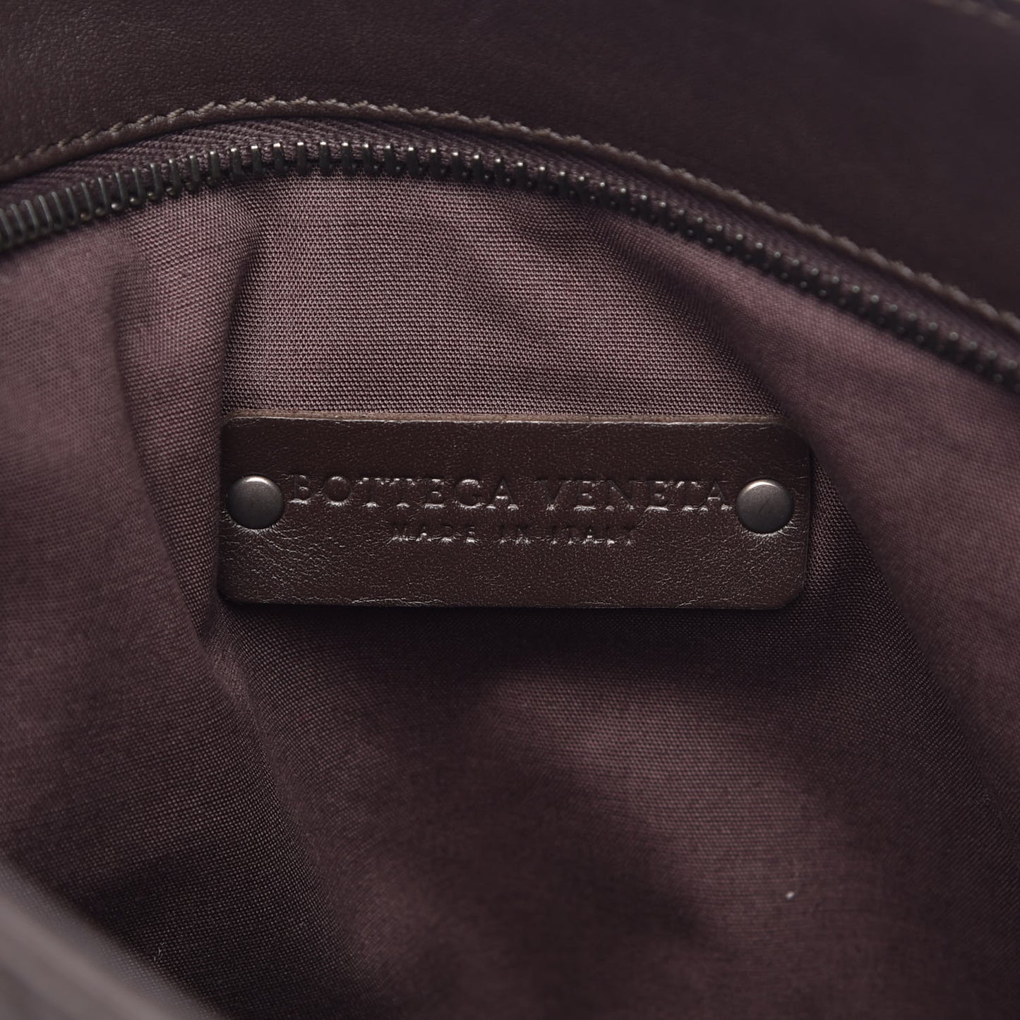 Nappa Intrecciato VN Crossbody Messenger Bag Ebano