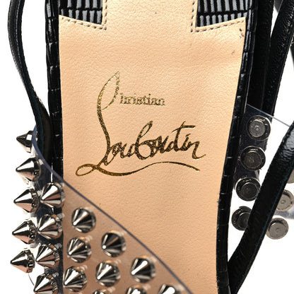Christian Louboutin Nappa PVC Levita 55 Pumps 39 Black 7 of 7