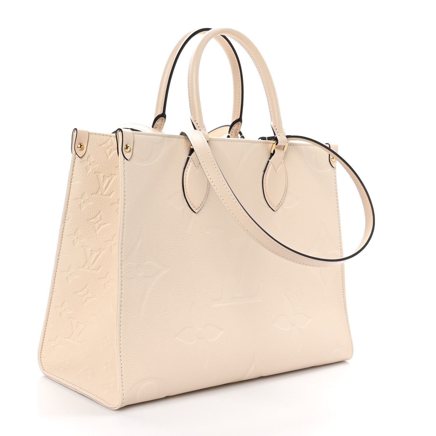 Louis Vuitton Empreinte Monogram Giant Onthego MM Creme 5 of 16
