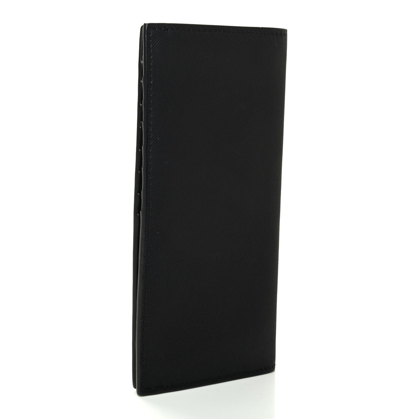 Calfskin Continental Flap Wallet Black