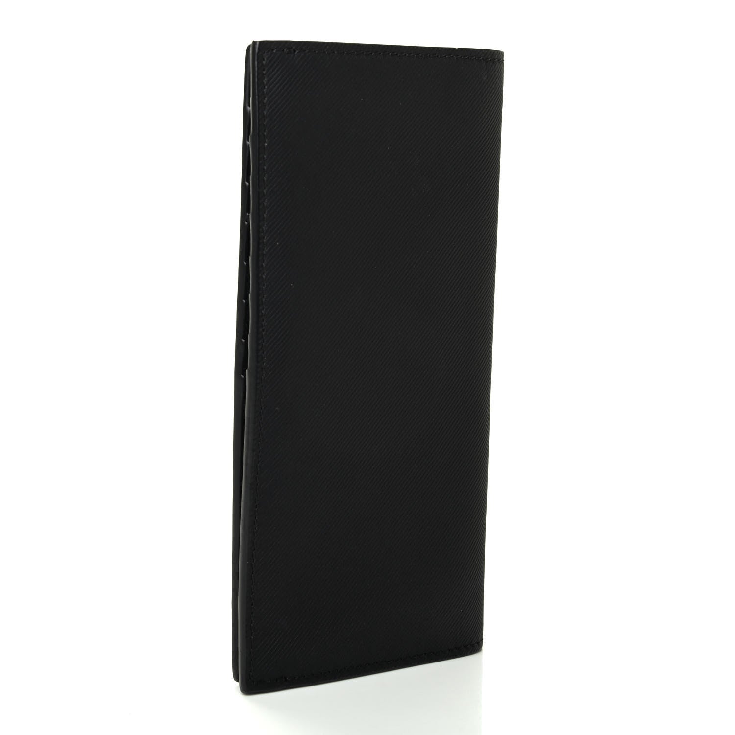 Burberry Calfskin Continental Flap Wallet Black 3 of 8