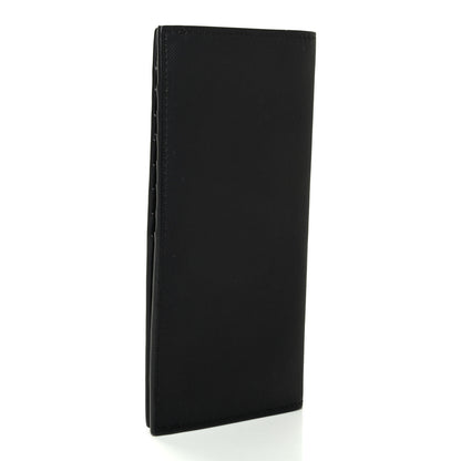 Burberry Calfskin Continental Flap Wallet Black 3 of 8