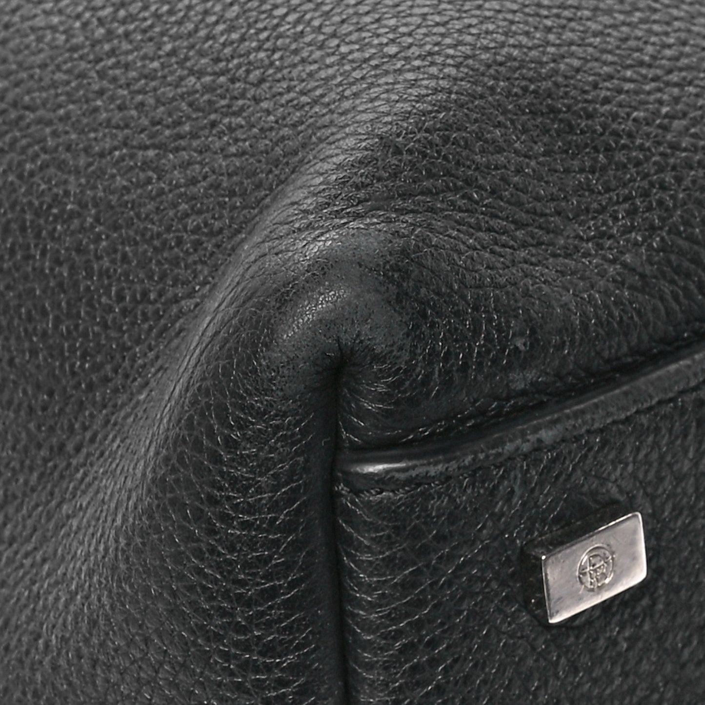 Grained Calfskin Sidekick Black