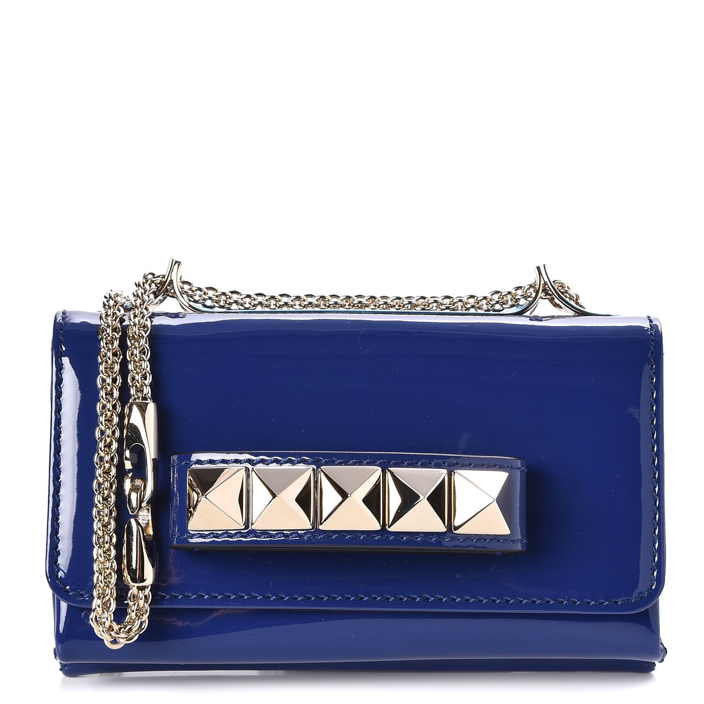 Patent Mini Va Va Voom Shoulder Bag Blue China