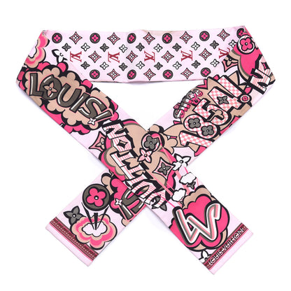 Louis Vuitton Silk Monogram Street Bandeau Rose 1 of 3