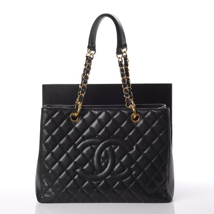 Chanel Caviar Quilted Grand Shopping Tote GST Black 12 of 12
