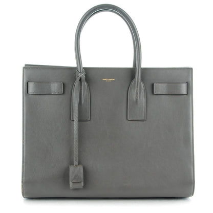 Saint Laurent Calfskin Large Sac De Jour Carryall Fog 1 of 12