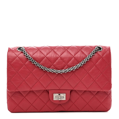 Chanel Aged Calfskin Quilted 2.55 Reissue 226 Flap Red 1 of 11