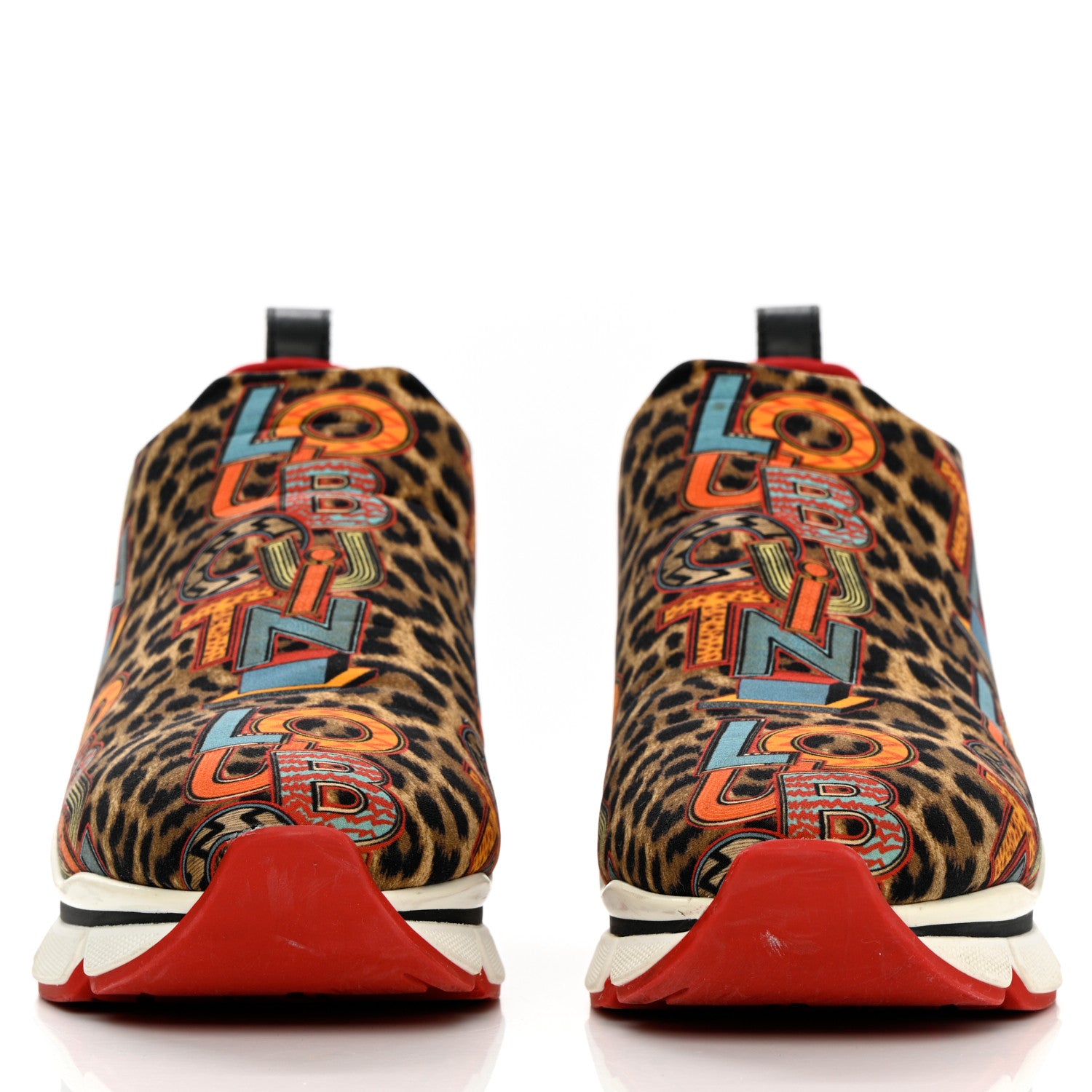 Christian Louboutin Neoprene Space Run Loubileo Donna Flat Sneakers 38 Multi 2 of 16