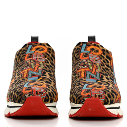 Christian Louboutin Neoprene Space Run Loubileo Donna Flat Sneakers 38 Multi 2 of 16