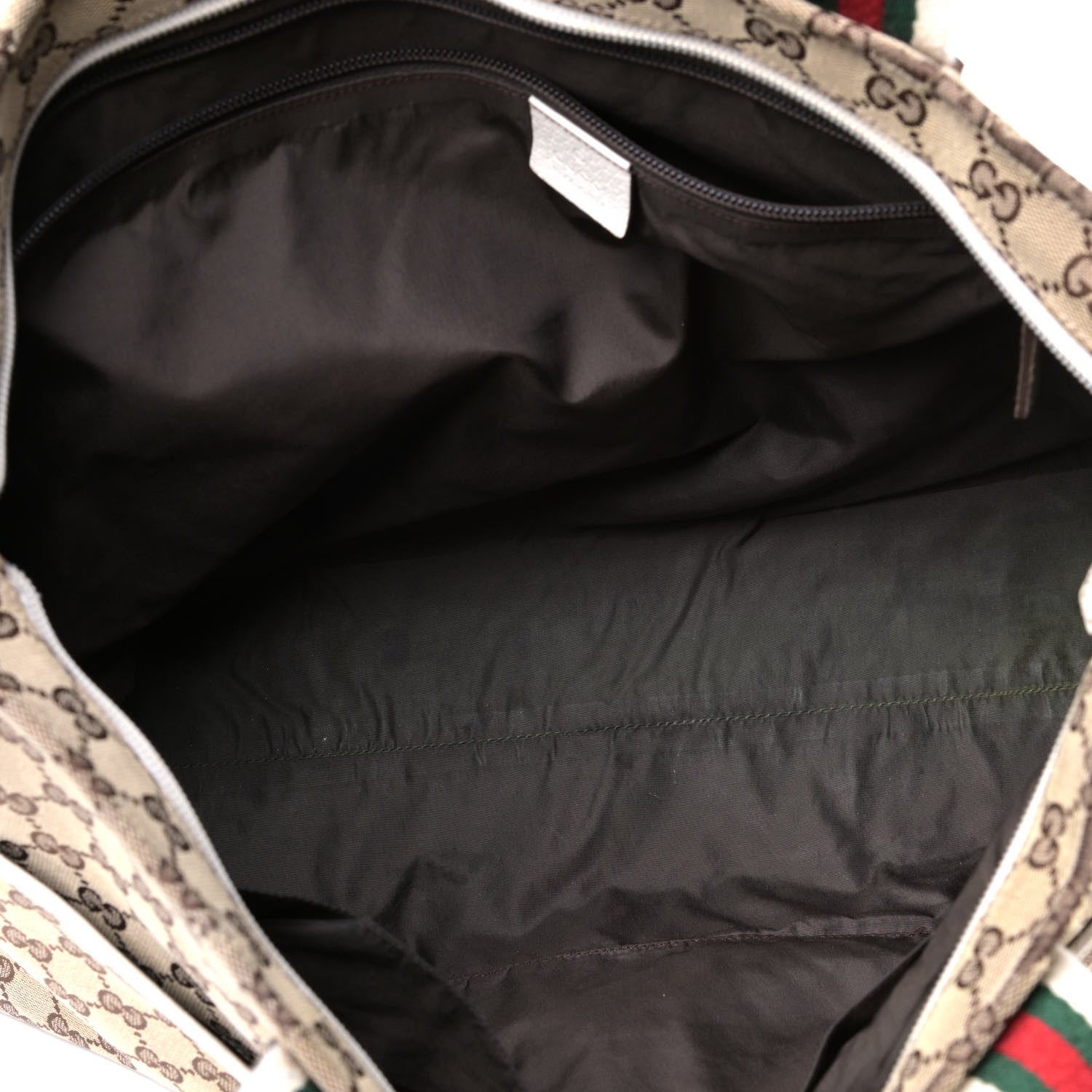 Gucci Monogram Web Large Diaper Tote Off White 4 of 7