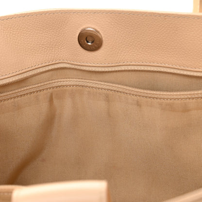 Chanel Calfskin Cerf Executive Shopper Tote Beige 15 of 24
