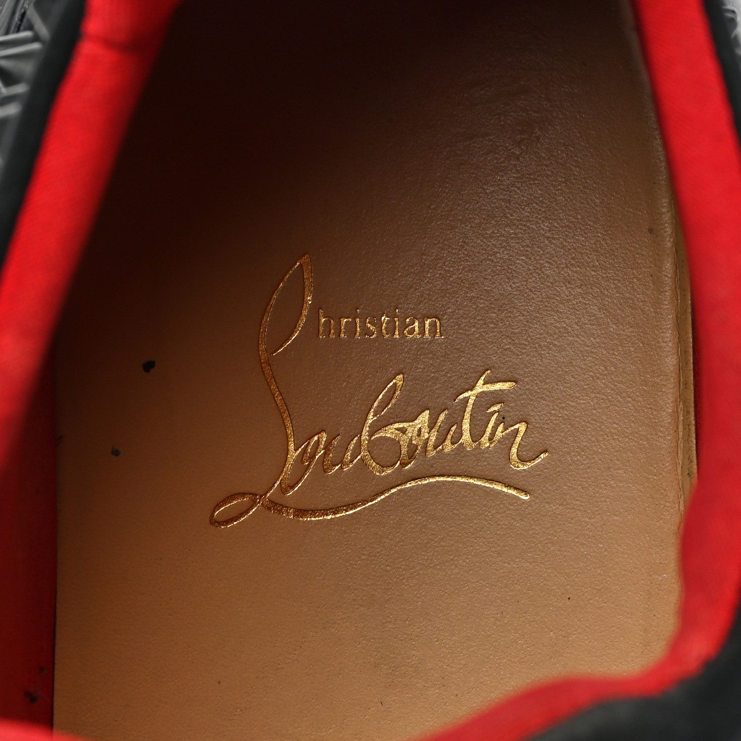 Christian Louboutin Neoprene Spike Sock Donna Flat Sneakers 39 Black 7 of 8
