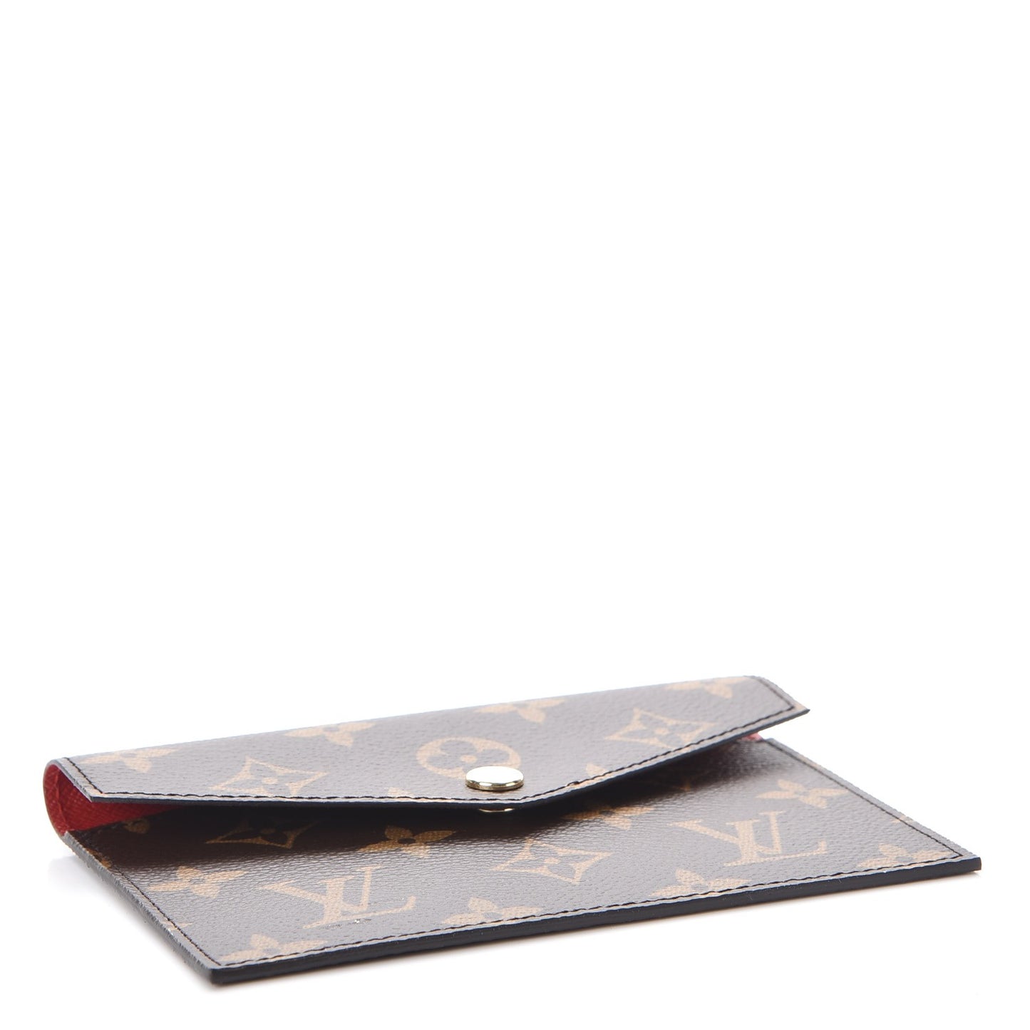 Monogram Daily Organizer Envelope Insert Red