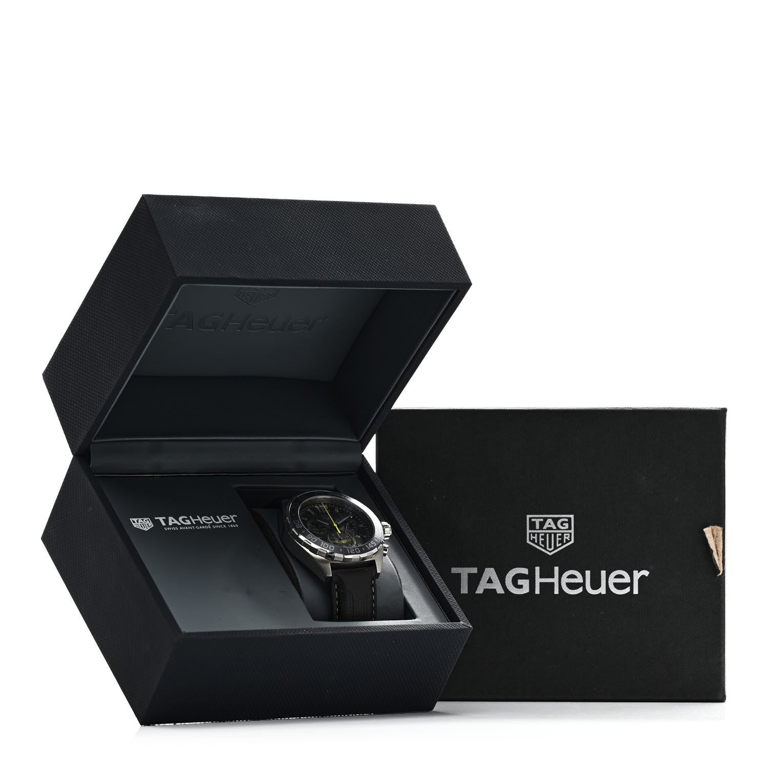 Tag Heuer Stainless Steel 43mm Formula 1 Aston Martin Quartz Watch Black CAZ101P 5 of 5