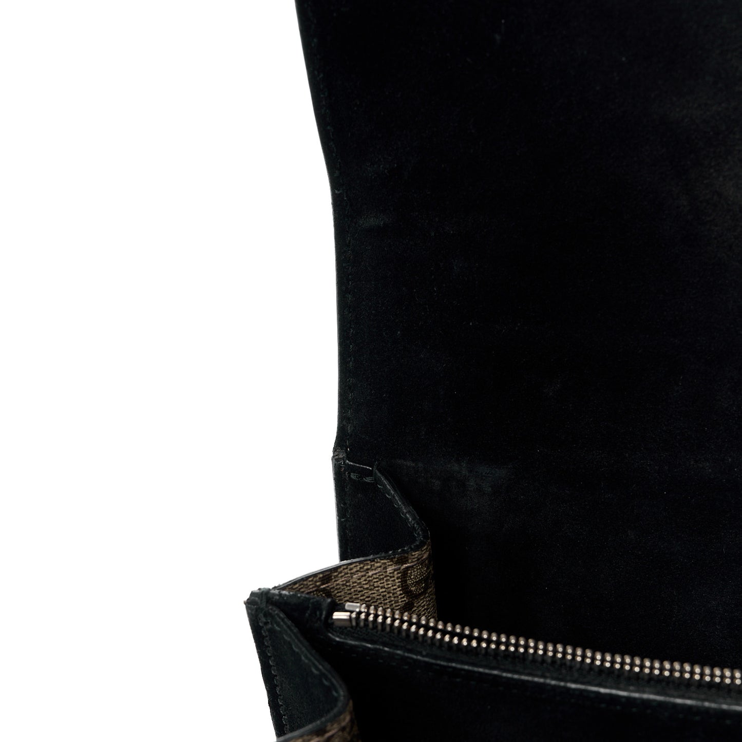 GG Supreme Monogram Medium Dionysus Shoulder Bag Black