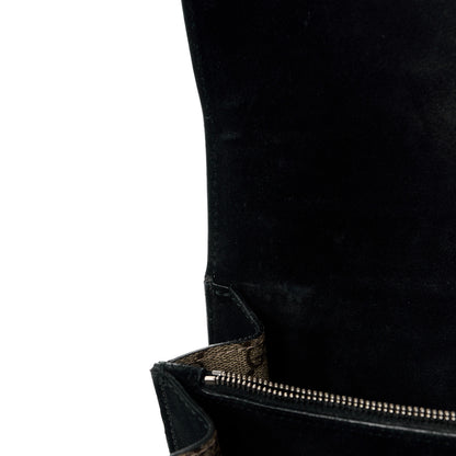 Gucci GG Supreme Monogram Medium Dionysus Shoulder Bag Black 12 of 16
