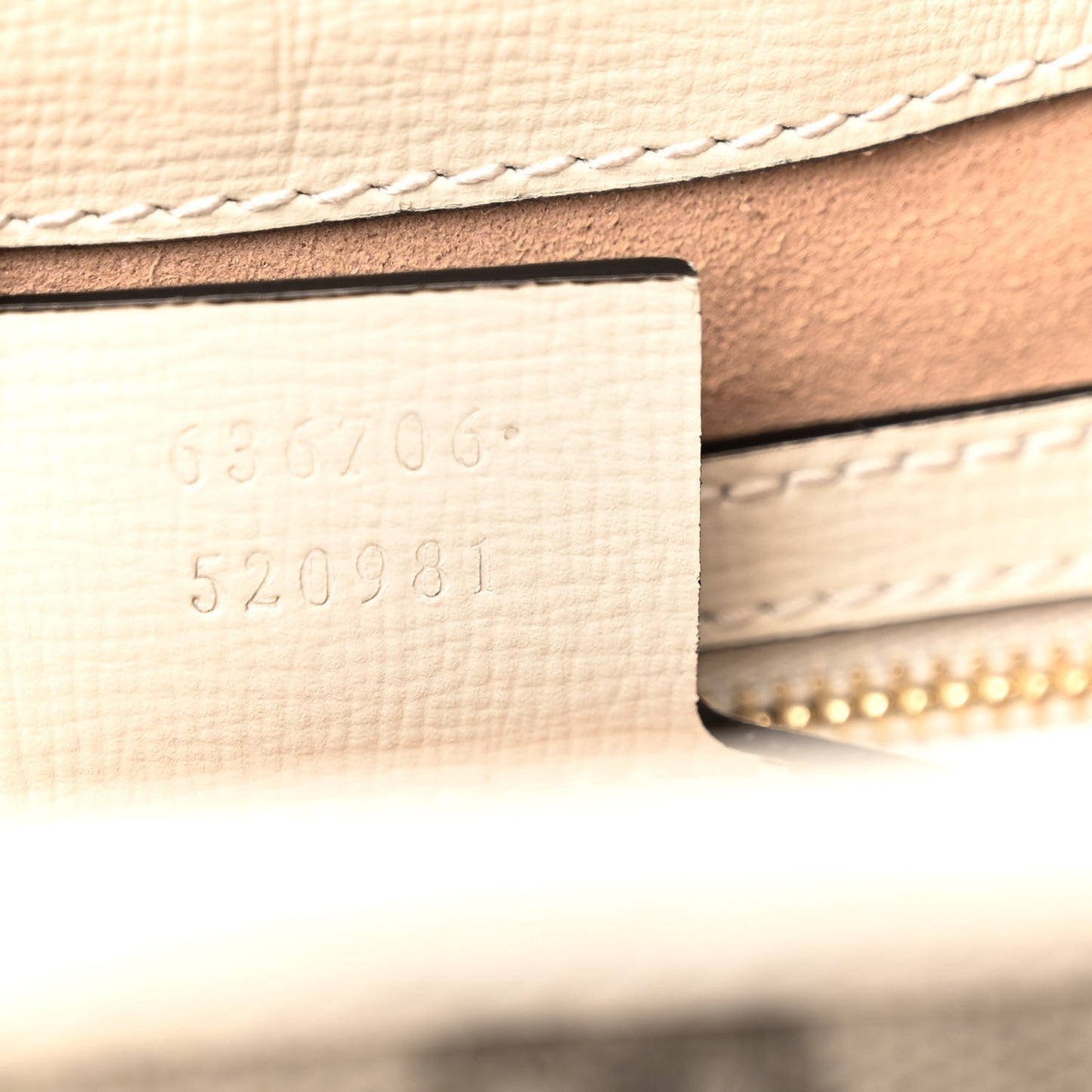 GG Supreme Monogram Textured Dollar Calfskin Web Small Jackie 1961 Hobo Beige Ebony Mystic White