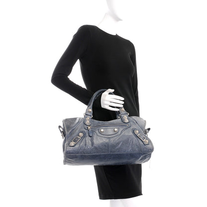 Balenciaga Agneau Giant 21 Silver Hardware Part Time Bleu Roi 3 of 10