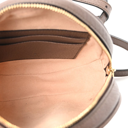 Gucci GG Supreme Monogram Web Mini Ophidia Round Backpack Brown 5 of 10